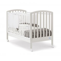 Baby cot PALI Ciak white / gray
