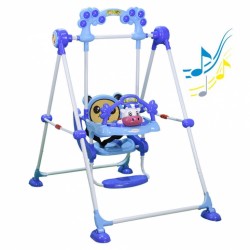 Baby Crib Cow Blue 020-174
