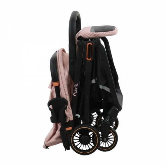 Καρότσι City Automatic Bebe Stars Powder Pink 193-185 Καρότσι City Automatic Bebe Stars Powder Pink 193-185