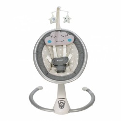 Electric Crib & Relax Dreamy Gray Bebe Stars 251-184
