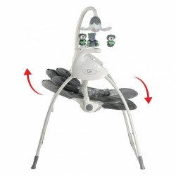Electric Crib & Relax Daisy 2 in 1 Gray Bebe Stars 253-184