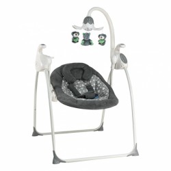 Electric Crib & Relax Daisy 2 in 1 Gray Bebe Stars 253-184