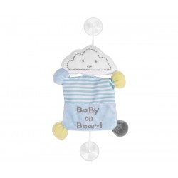 Λούτρινο Σήμα "Baby on Board" Sleepy Cloud Kikkaboo 31201010155