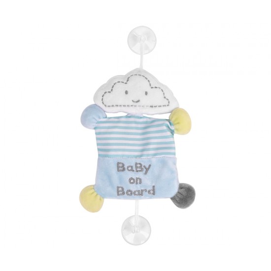 Λούτρινο Σήμα "Baby on Board" Sleepy Cloud Kikkaboo 31201010155