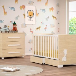 Casababy Giraffe Βρεφικό Κρεβάτι Μετατρεπόμενο Σε Προεφηβικό 590270