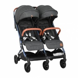 Καρότσι Διδύμων Twin Gem Black Bebe Stars 7900-188