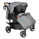 Καρότσι Διδύμων Bebe Stars Double Trouble Grey 7901-186