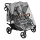 Καρότσι Διδύμων Bebe Stars Double Trouble Grey 7901-186