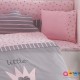 Σετ προίκας 9τμχ 70*140 Με Θόλο Little Princess ABO 8.234.402