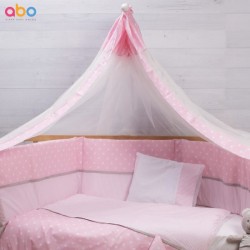 Dowry set 9pcs 70 * 140 Carousel pink ABO