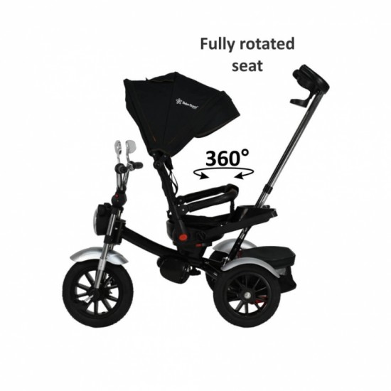 Τρίκυκλο  Ποδηλατάκι Chopper Black 6in1 Bebe Stars 814-188