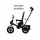 Τρίκυκλο  Ποδηλατάκι Chopper Black 6in1 Bebe Stars 814-188