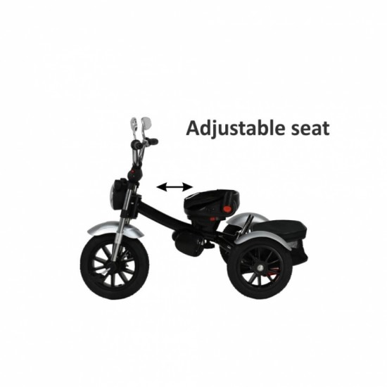 Τρίκυκλο  Ποδηλατάκι Chopper Black 6in1 Bebe Stars 814-188