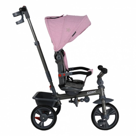 Τρίκυκλο Ποδηλατάκι Sonic 360° Pink Bebe Stars 815-180