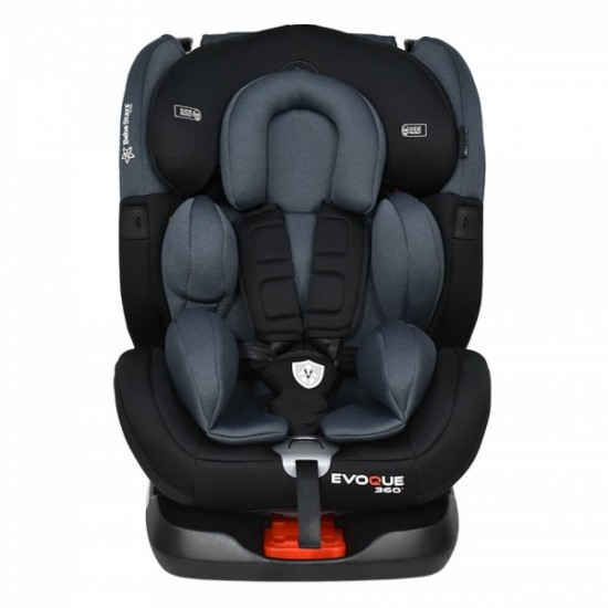 Κάθισμα Αυτοκινήτου Evoque Isofix 360° Bebe Stars Grey 900-186