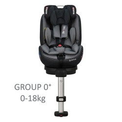 Κάθισμα Αυτοκινήτου Prime 360° Isofix Grey Bebe Stars 915-186