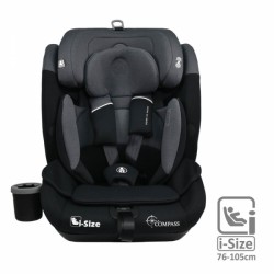 Κάθισμα Αυτοκινήτου Compass Isofix i-Size Bebe Stars Steel Grey 935-186