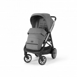 Inglesina Aptica Βρεφικό Καρότσι Περιπάτου Kensington Grey/Grafite Chassis AG70N6KSG