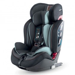 Inglesina Gemino I-Fix 1 2 3 Παιδικό Κάθισμα Αυτοκινήτου Black AV94L0BLK