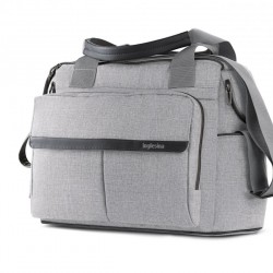 Inglesina Dual Bag Τσάντα-Αλλαξιέρα Aptica Silk Grey AX91N1SLG