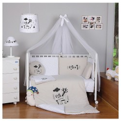 Σετ προίκας μωρού FUNNA BABY Cute & Wild Beige 8τμχ BIS-9857