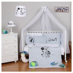 Σετ προίκας μωρού FUNNA BABY Dino Blue 8τμχ BIS-9870