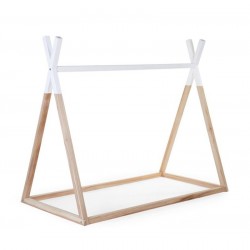 Children's bed CHILDHOME Tipi 70 x 140 cm natural / white