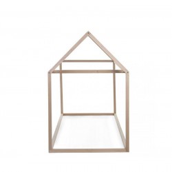 Children's bed CHILDHOME Type 90 x 200 cm natural - white