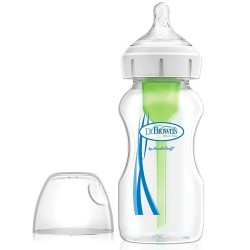 Plastic Bottle Options + With Wide Neck 270ml Dr. Brown's WB91600