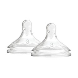 Nipples For Bottle Options + With Wide Neck 6+ Months (2 pcs.) Dr. Brown's WN3201