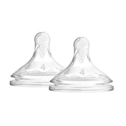 Nipples For Bottle Options + With Wide Neck 9+ Months (2 pcs.) Dr. Brown's WN4201