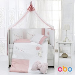 Dowry set 9pcs 70 * 140 Carrot pink ABO