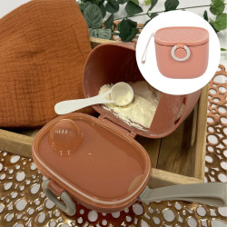 Δοχείο Αποθήκευσης Σκόνης Γάλακτος 500ml Bo Jungle Τερακότα BJ-B535030