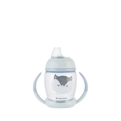 PP Κύπελλο Με Στόμιο Σιλικόνης 200ml Kikka Boo Happy Face Μπλε 31302030072