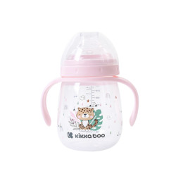Κύπελλο Με Στόμιο Σιλικόνης 240ml Kikka Boo Savanna Ροζ 31302030061