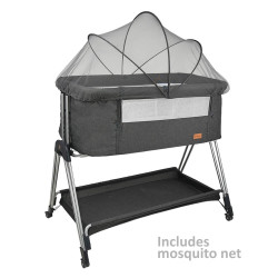 Λίκνο Bebe Stars Pearl Graphite 845-186