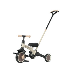 Τρίκυκλο Ποδήλατο με Λαβή QPlay Stager Μπεζ 01-1212075-03