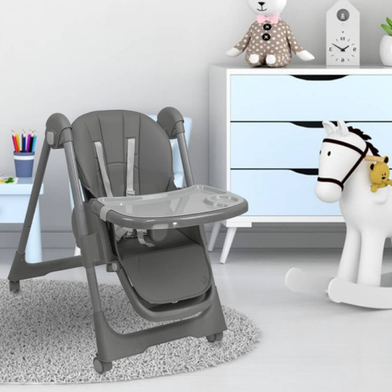 Κάθισμα Φαγητού Bebe Stars Milk Grey 866-186