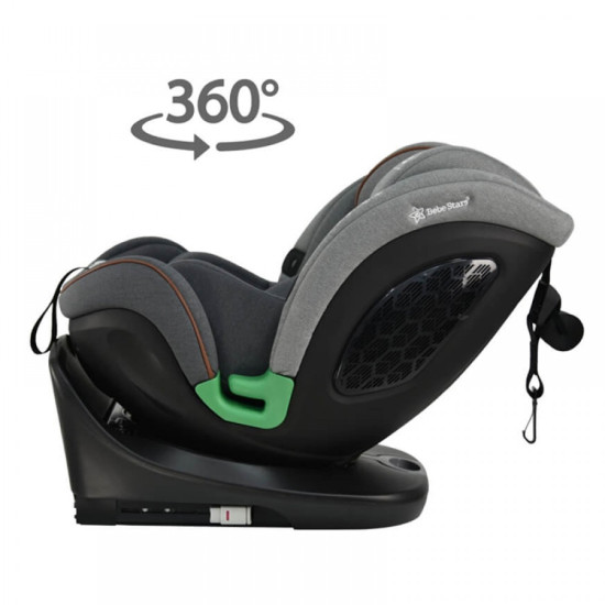 Κάθισμα Αυτοκινήτου Bebe Stars i-Revo i-Size 360° Grey 906-186