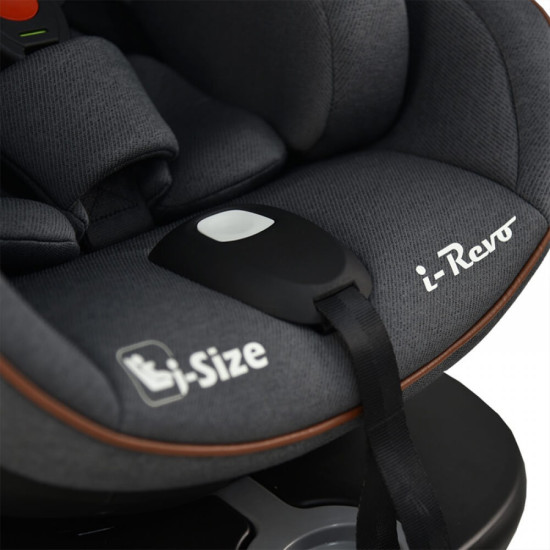Κάθισμα Αυτοκινήτου Bebe Stars i-Revo i-Size 360° Grey 906-186
