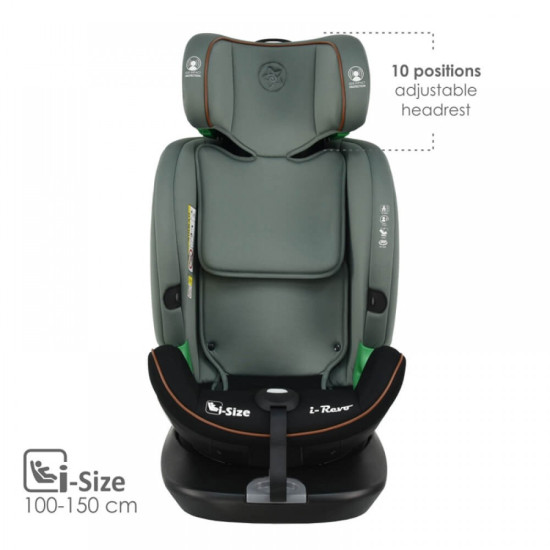 Κάθισμα Αυτοκινήτου Bebe Stars i-Revo i-Size 360° Olive 906-176
