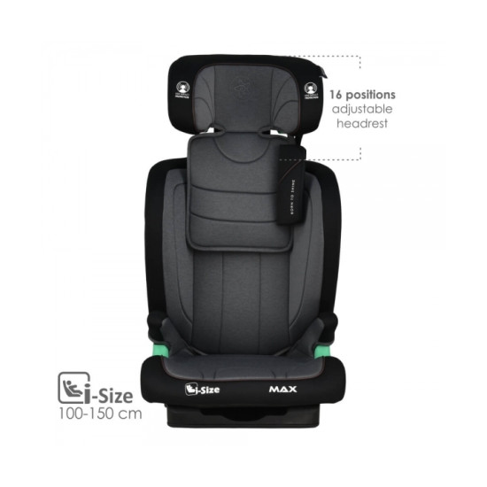 Κάθισμα Αυτοκινήτου Max i-Size Isofix 100-150cm Bebe Stars Olive 936-176