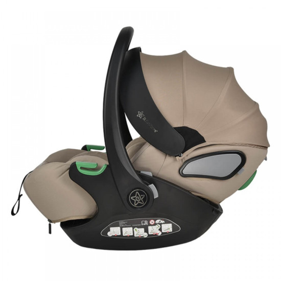 Κάθισμα Αυτοκινήτου Bebe Stars Baby i-SΙΖΕ 40-87cm Natural Beige 004-182