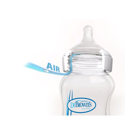 Μπιμπερό Πλαστικό Dr. Brown's Options+ Με Φαρδύ Λαιμό Elephant 150ml WB51008