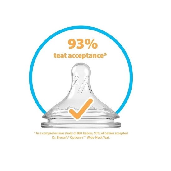 Μπιμπερό Πλαστικό Dr. Brown's Options+ Με Φαρδύ Λαιμό 270ml Green WB91806