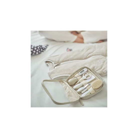 Σετ Περιποίησης Nuvita 10 Tμχ. Mε Ψηφιακό Θερμόμετρο Beige NU-IBKT0041