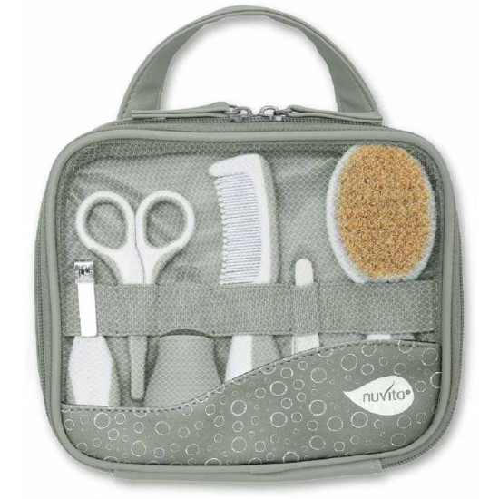 Σετ Περιποίησης Nuvita 10 Tμχ. Mε Ψηφιακό Θερμόμετρο Sage Green NU-IGKT0041