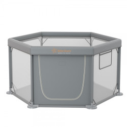 Παρκοκρέβατο Πολύγωνο Bebe Stars Nestilo Grey 889-100