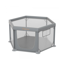 Παρκοκρέβατο Πολύγωνο Bebe Stars Nestilo Grey 889-100