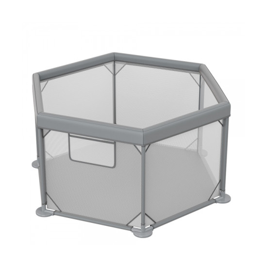 Παρκοκρέβατο Πολύγωνο Bebe Stars Nestilo Grey 889-100